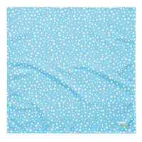 Exclusive Bandana - Mini White Polka Dot on Blue