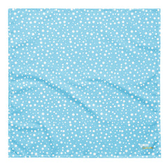 Exclusive Bandana - Mini White Polka Dot on Blue