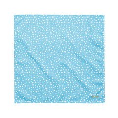 Exclusive Bandana - Mini White Polka Dot on Blue