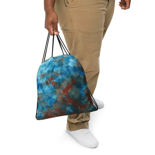 Backpack - Exclusive Drawstring Bag (all - over print) - Abstract - Tie Dye 1 - 