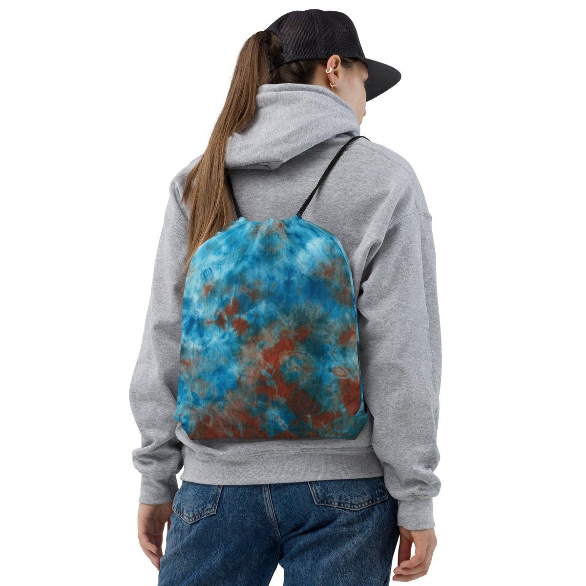 Backpack - Exclusive Drawstring Bag (all - over print) - Abstract - Tie Dye 1 - 