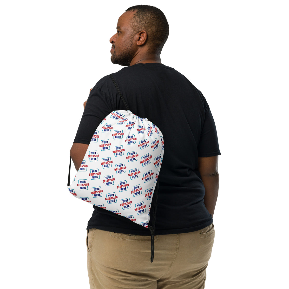 Backpack - Drawstring Bag (All-Over Print) - Designer Blank