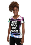 Women's Performance T-Shirt (all-over print) (White Stitch) - Design Your Own