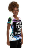 Women's Performance T-Shirt (all-over print) (Black Stitch) - Design Your Own