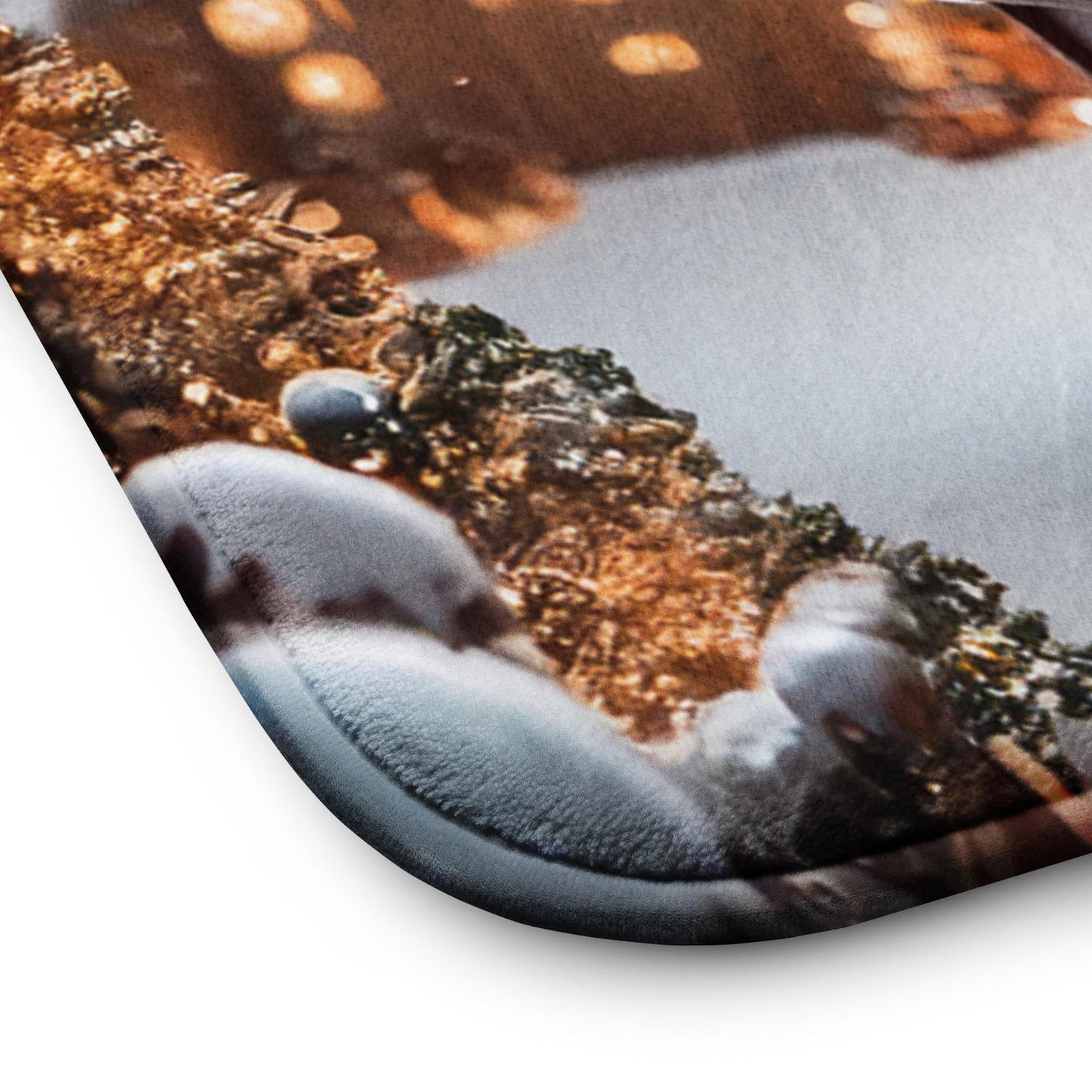 Microfiber Memory Foam Bath Mat - Christmas Reindeer & Houses