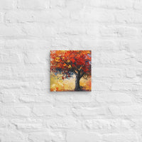 Exclusive Art Canvas - Nature - Watercolor Tree 1 (Horizontal/Square) - 10″×10″ - 