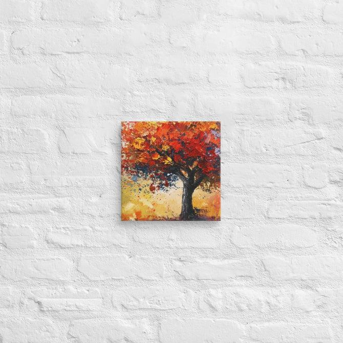 Exclusive Art Canvas - Nature - Watercolor Tree 1 (Horizontal/Square) - 10″×10″ - 