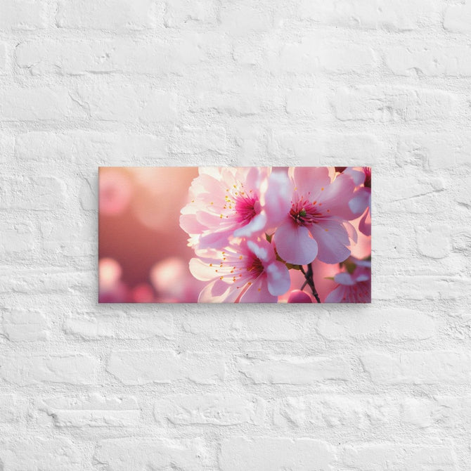 Exclusive Art Canvas - Nature - Flowers 1 (Horizontal) - 10″×20″ - 