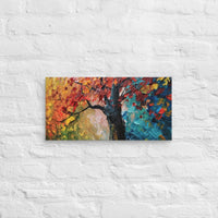 Exclusive Art Canvas - Nature - Watercolor Tree 2 (Horizontal) - 10″×20″ - 