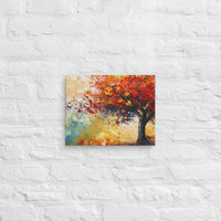 Exclusive Art Canvas - Nature - Watercolor Tree 1 (Horizontal/Square) - 11″×14″ - 