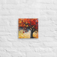 Exclusive Art Canvas - Nature - Watercolor Tree 1 (Horizontal/Square) - 12″×12″ - 