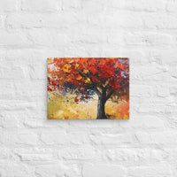 Exclusive Art Canvas - Nature - Watercolor Tree 1 (Horizontal/Square) - 12″×16″ - 