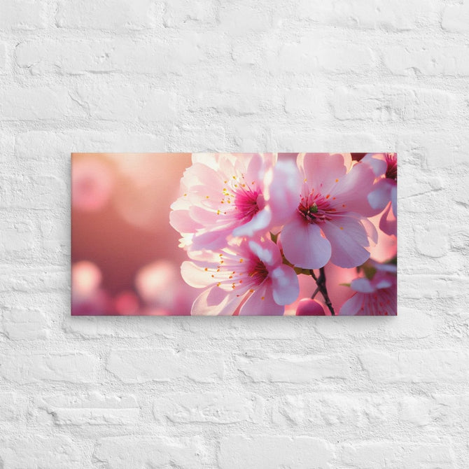 Exclusive Art Canvas - Nature - Flowers 1 (Horizontal) - 12″×24″ - 