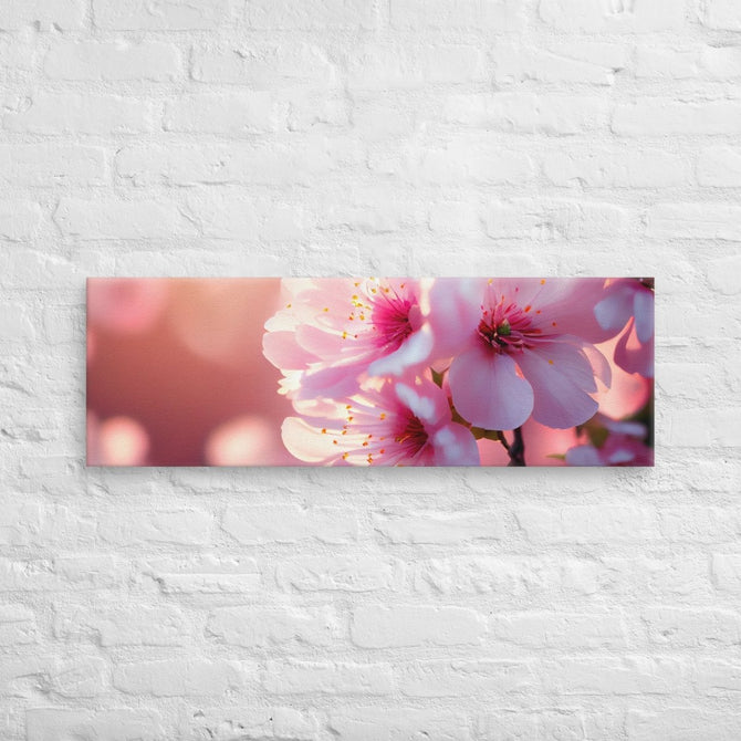 Exclusive Art Canvas - Nature - Flowers 1 (Horizontal) - 12″×36″ - 