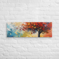 Exclusive Art Canvas - Nature - Watercolor Tree 1 (Horizontal/Square) - 12″×36″ - 