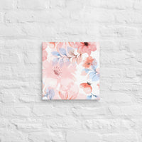 Exclusive Art Canvas - Nature - Watercolor Flowers 1 (Horizontal/Square) - 14″×14″ - 