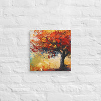 Exclusive Art Canvas - Nature - Watercolor Tree 1 (Horizontal/Square) - 14″×14″ - 