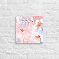 Exclusive Art Canvas - Nature - Watercolor Flowers 1 (Horizontal/Square) - 16″×16″ - 