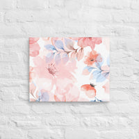 Exclusive Art Canvas - Nature - Watercolor Flowers 1 (Horizontal/Square) - 16″×20″ - 