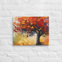 Exclusive Art Canvas - Nature - Watercolor Tree 1 (Horizontal/Square) - 16″×20″ - 