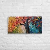 Exclusive Art Canvas - Nature - Watercolor Tree 2 (Horizontal) - 16″×32″ - 