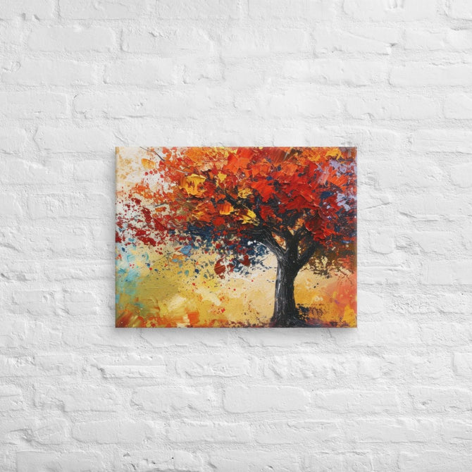 Exclusive Art Canvas - Nature - Watercolor Tree 1 (Horizontal/Square) - 18″×24″ - 