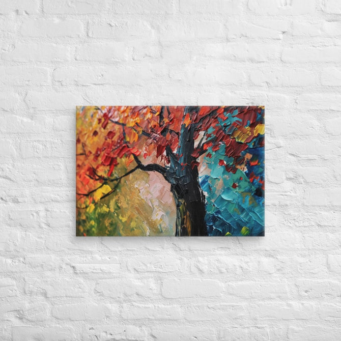 Exclusive Art Canvas - Nature - Watercolor Tree 2 (Horizontal) - 18″×26″ - 