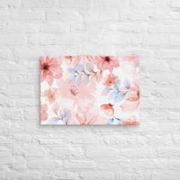 Exclusive Art Canvas - Nature - Watercolor Flowers 1 (Horizontal/Square) - 18″×26″ - 