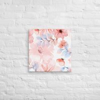 Exclusive Art Canvas - Nature - Watercolor Flowers 1 (Horizontal/Square) - 20″×20″ - 