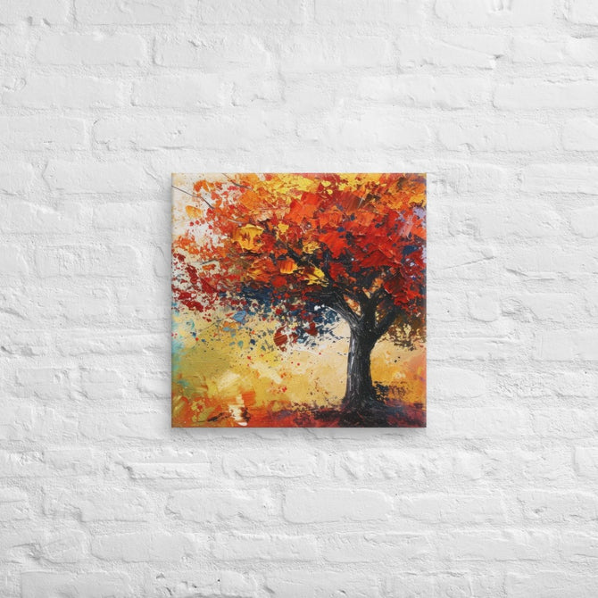 Exclusive Art Canvas - Nature - Watercolor Tree 1 (Horizontal/Square) - 20″×20″ - 