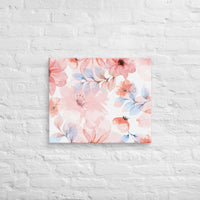 Exclusive Art Canvas - Nature - Watercolor Flowers 1 (Horizontal/Square) - 20″×24″ - 