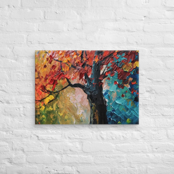 Exclusive Art Canvas - Nature - Watercolor Tree 2 (Horizontal) - 20″×28″ - 