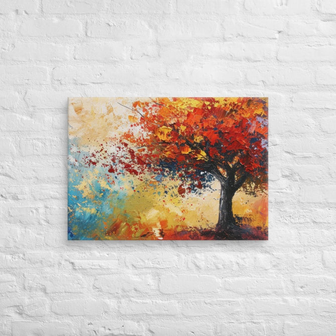 Exclusive Art Canvas - Nature - Watercolor Tree 1 (Horizontal/Square) - 20″×28″ - 