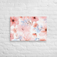 Exclusive Art Canvas - Nature - Watercolor Flowers 1 (Horizontal/Square) - 20″×30″ - 