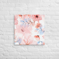 Exclusive Art Canvas - Nature - Watercolor Flowers 1 (Horizontal/Square) - 24″×24″ - 