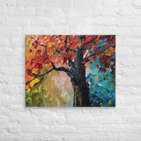 Exclusive Art Canvas - Nature - Watercolor Tree 2 (Horizontal) - 24″×30″ - 