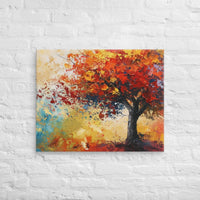 Exclusive Art Canvas - Nature - Watercolor Tree 1 (Horizontal/Square) - 24″×30″ - 