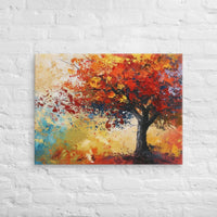 Exclusive Art Canvas - Nature - Watercolor Tree 1 (Horizontal/Square) - 24″×32″ - 