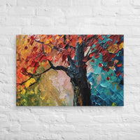 Exclusive Art Canvas - Nature - Watercolor Tree 2 (Horizontal) - 24″×36″ - 