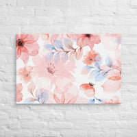 Exclusive Art Canvas - Nature - Watercolor Flowers 1 (Horizontal/Square) - 24″×36″ - 