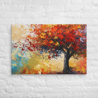 Exclusive Art Canvas - Nature - Watercolor Tree 1 (Horizontal/Square) - 24″×36″ - 