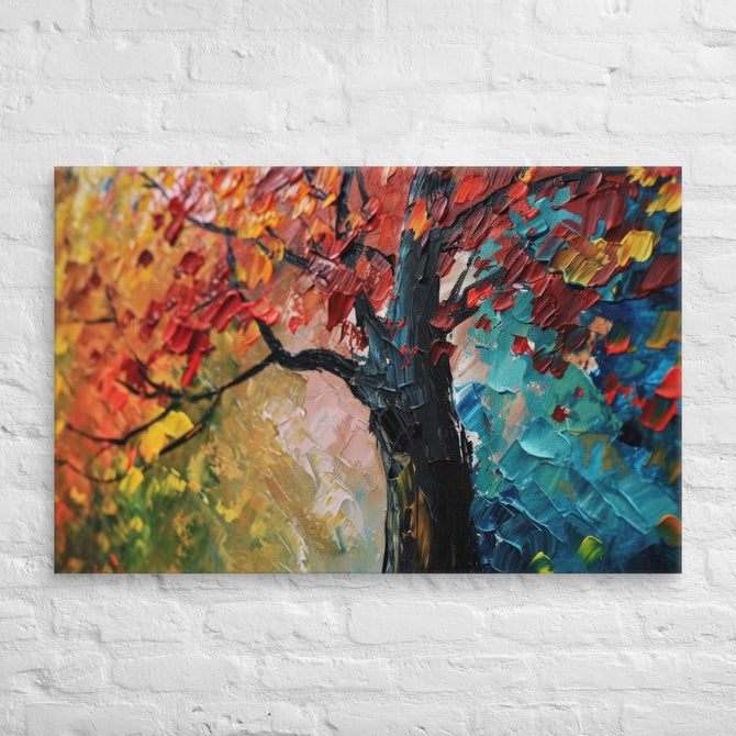 Exclusive Art Canvas - Nature - Watercolor Tree 2 (Horizontal) - 26″×40″ - 