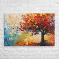 Exclusive Art Canvas - Nature - Watercolor Tree 1 (Horizontal/Square) - 26″×40″ - 