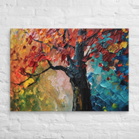 Exclusive Art Canvas - Nature - Watercolor Tree 2 (Horizontal) - 28″×40″ - 