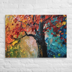Exclusive Art Canvas - Nature - Watercolor Tree 2 (Horizontal) - 28″×40″ - 