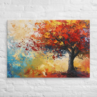 Exclusive Art Canvas - Nature - Watercolor Tree 1 (Horizontal/Square) - 28″×40″ - 