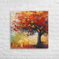 Exclusive Art Canvas - Nature - Watercolor Tree 1 (Horizontal/Square) - 30″×30″ - 