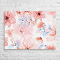 Exclusive Art Canvas - Nature - Watercolor Flowers 1 (Horizontal/Square) - 30″×40″ - 