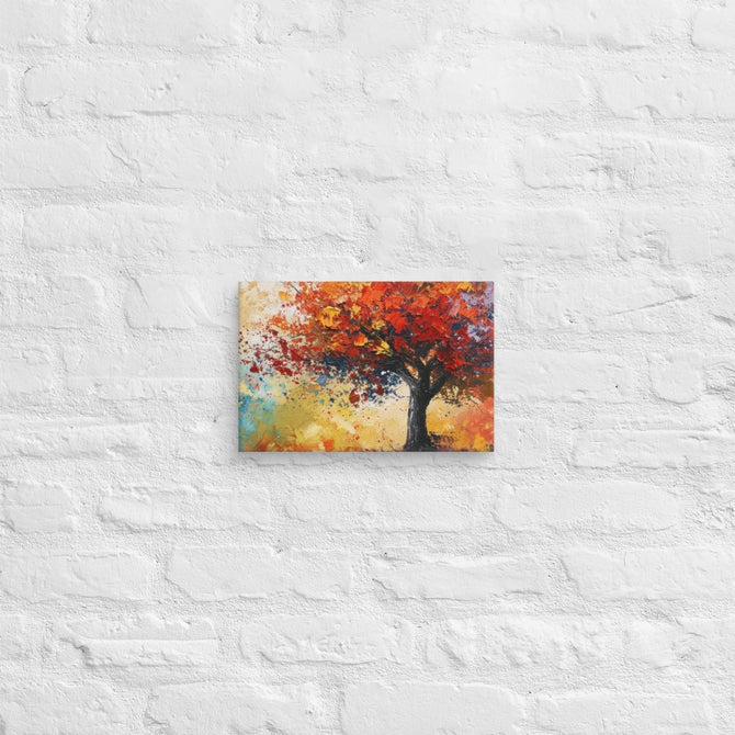 Exclusive Art Canvas - Nature - Watercolor Tree 1 (Horizontal/Square) - 8″×12″ - 