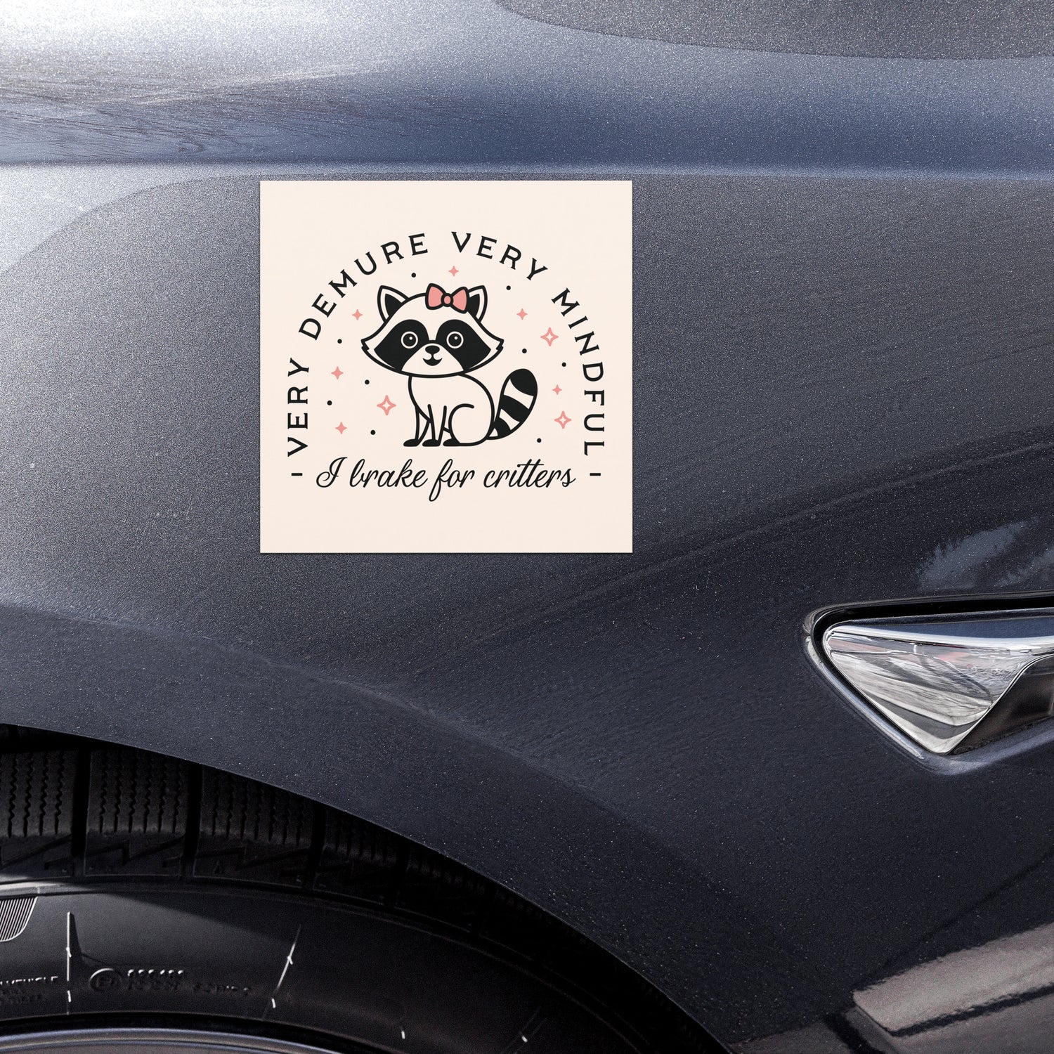 Car Magnet - Very Demure Very Mindful